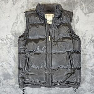 Board Sports Men's Black Puffer Vest Size Medium